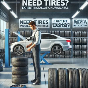 "Need tires? Get expert installation and quality tires at Liquidation Service Station. Ensure safety, performance, and durability for your vehicle!"

